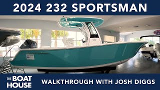 Walkthrough 2024 232 Sportsman Center Console BoatHouseH2ocom [upl. by Parsifal967]