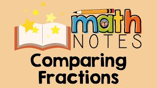 FRACTIONS NOTES  Comparing Fractions  4th Grade Math Series  Part 9 of 21 [upl. by Kilan]