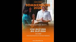 📚 Sommerkurs 2024 Kommunikation im Fokus 📣💬 kommunikation kommunikationstraining [upl. by Desma759]