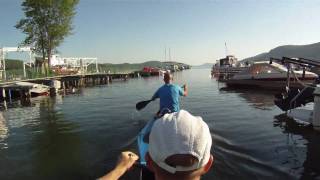 Part 1 2010 General Clinton Canoe Regatta Start of Pro Class Cooperstown NY [upl. by Siuqcram]