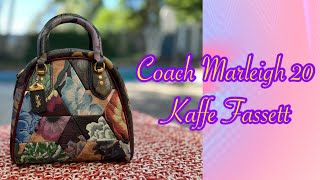 Coach Marleigh 20 Kaffe Fassett Print review [upl. by Nylrebma]