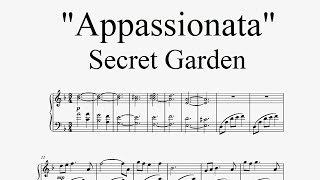 quotAppassionataquot  Secret Garden piano cover [upl. by Assecnirp]