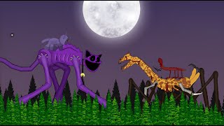 CatnapSmiling Citters VS Zoochosis GiraffeZoochosis Monster  Animation Drawing Cartoon 2 [upl. by Fabron533]