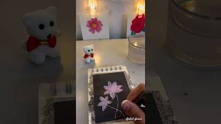 one stroke technique 🎉shortsfeed shortsflowerpainting viralvideo trending art day29 [upl. by Reywas912]