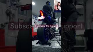 R1 pure raw sound 🤤 fyp soundR1 dynotest R1 motorsport motorcycle viralvideo suaraknalpot [upl. by Karia]