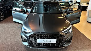 2023 Audi A3 Sline Sportback  Interior and Exterior Visual Review [upl. by Nailil]