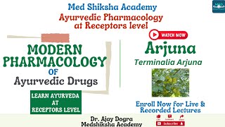 ARJUNA  MODERN MECHANISM AT RECEPTOR LEVEL [upl. by Aniled]