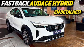 NOVO FIAT FASTBACK AUDACE HYBRID 2025  VALE A PENA [upl. by Garold]