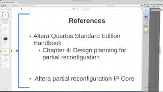 Partial Reconfiguration in Altera Cyclone V  Part 1  Section 1 [upl. by Idnor]