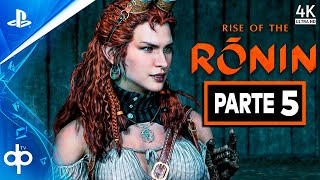 RISE OF THE RONIN Gameplay Español Parte 5 PS5  Walkthrough [upl. by Neyuq]