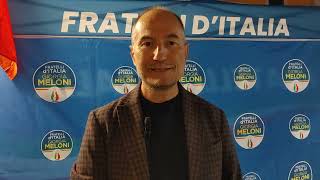 Festa del tesseramento di Fratelli dItalia intervista a Maurizio Pangia [upl. by Airetnohs]