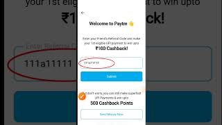 paytm refer code kaise dale  paytm refer code kya hai  paytm refferal code [upl. by Eltsyrk]