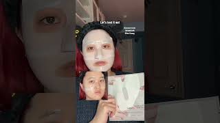 Collagen Mask MELTS Into Skin🤍😳 antiaging wrinkles collagenmask koreanskincare [upl. by Eelam]