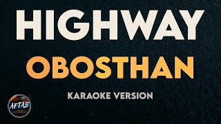 HIGH WAY  Obosthan KaraokeInstrumental Version with Lyrics [upl. by Narot]