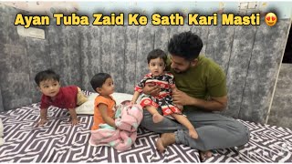 Bacho Ke Sath Kari Masti 😍  Malik Vlogs  Kritika Malik  Payal Malik  Yogesh kathuria Vlogs [upl. by Ahsina275]