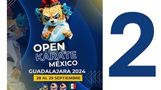 DAY 1  TATAMI 2  OPEN KARATE MEXICO GUADALAJARA [upl. by Nor]