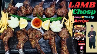 Best Lamb Chops Barbeque Recipe  Grill Lamb Chops  Delicious amp Juice  Bbq mutton chops Recipe [upl. by Nesnah]