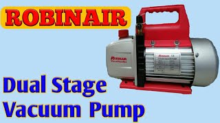 VACUUM PUMP Robinair Dual Stage Vacuum [upl. by Michigan]