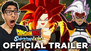 NEW SPARKING ZERO SSJ4 GOGETA  GT CHARACTERS GAMEPLAY Dragon Ball Sparking Zero Trailer Reaction [upl. by Erbe]