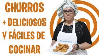 LA RECETA DE CHURROS DEFINITIVA  fácil  Porras caseras [upl. by Eras]