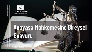 Anayasa Mahkemesi Bireysel Başvuru [upl. by Aicened]