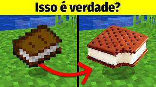 Coisas que você NUNCA VAI DESVER no minecraft [upl. by Nashner]