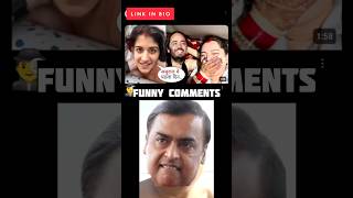 Jio sim band hoga👊🤜  Instagram funny comments  When video reach wrong audience pt 223  shorts [upl. by Alma]