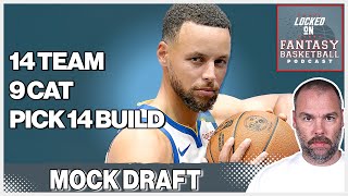 NBA Fantasy Basketball Mock Draft  14 Team Draft H2H Steph Curry Build [upl. by Oine]