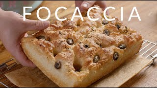 Golden Crust Fluffy Inside The Ultimate Focaccia Experience no knead required recipe [upl. by Whallon373]