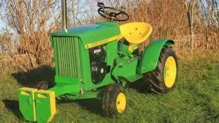 john deere 112 Garden Tractor Pulling [upl. by Dita]