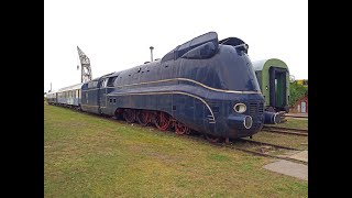 Dampflokomotiven Katastrophenzug Draisine Stromlinienlokomotive Schienenbus zum Lokfest Staßfurt 23 [upl. by Irish869]