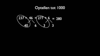 optellen tot 1000 [upl. by Nallak]