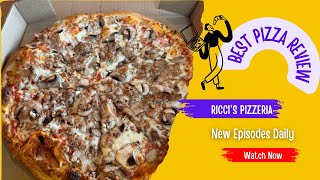 Best Pizza Review  Ricci’s Pizzeria Woodbridge ☕️ [upl. by Oxford518]