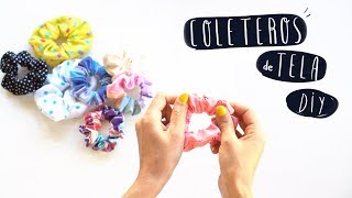 DIY como hacer coleteros de tela ¡también sin coser [upl. by Nanerb]