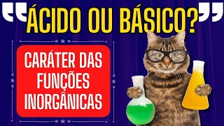 Ácido ou básico O caráter das funções inorgânicas [upl. by Mika659]