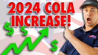 2024 COLA Increase Is 32 OFFICIAL [upl. by Kuth]