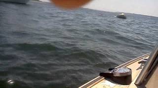 Boat sinks off of Sandy Hook [upl. by Eekram339]