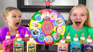 Mystery Wheel of Youtubers Pick Our Slime Ingredients [upl. by Ethan]