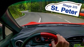 Stage 25 St Peter  obm Land der 1000 Hügel Rallye 2024  POV Recce [upl. by Solnit521]