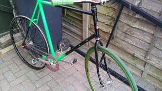 Fixie 90s reynolds 501 Raleigh Pro Race frame [upl. by Aan546]