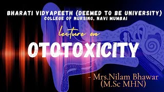 PRACTICE TEACHING ON OTOTOXICITY [upl. by Atsahc]