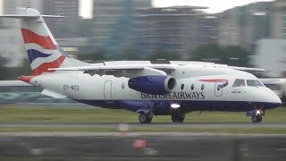 Plane Spotting at London City Airport LCY  290817 [upl. by Adnicaj]