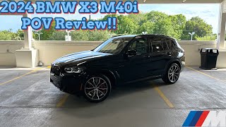 2024 BMW X3 M40i POV Review A Performance SUV Worth Getting [upl. by Nolur93]