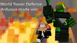 Arduous mode win World Tower Defense [upl. by Gannie713]