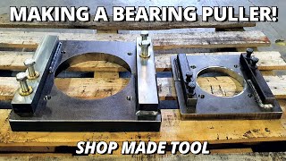 Making a Custom Bearing Puller  Shop Made Tools [upl. by Christopher272]