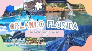 ORLANDO FLORIDA SEAWORLD  Worst Ride I Have Ever Been On  DOLPHIN EXPERIENCE Day 11 [upl. by Bickart]