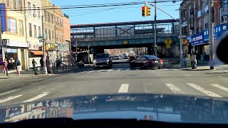 NYC Drive Avenue U from Gravesend to Bergen Beach in a Crown Victoria in Brooklyn [upl. by Maretz463]