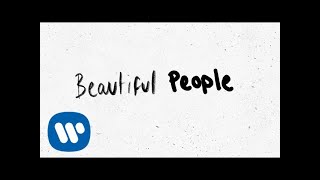 Ed Sheeran  Beautiful People feat Khalid Official Lyric Video [upl. by Hankins]