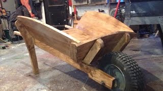 BUILDING THE CLASSIC WOODEN WHEELBARROW [upl. by Sheepshanks]