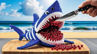 Hunting vs Making Perfect GIANT SHARK Recipe IRL  Magnetic Ball amp Stop Motion Cooking Video [upl. by Stephanie]